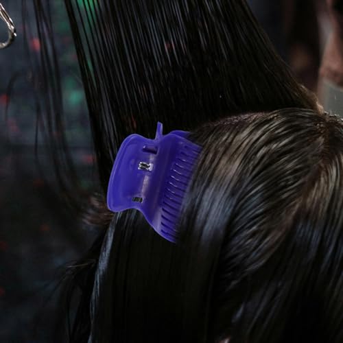 FRCOLOR 8Pcs Hair Roller Clips for Hair Salon Styling Curling Claw Clamp Heat Resistance Plastic Lightweight Replacement Roller Clips for Salon Section Styling Tool - Image 4