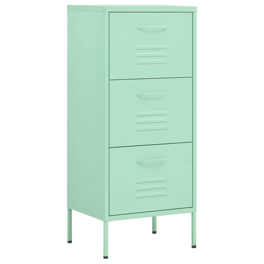 Commode en métal compacte pour optimiser les petits espaces de rangement