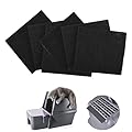 6PCS Carbon Filter for Cat Litter Tray Black as Cat Litter Filter Replacement Cat Litter Box Filter Activated Carbon Filters Suitable for Hooded Cat Litter Boxes Odor Control and Air Purification
