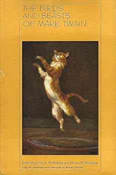 Textbook Binding Birds and Beasts of Mark Twain Book