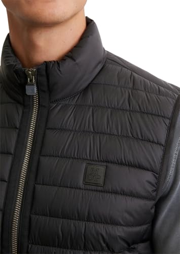 Marc OߴPolo Herren Steppweste Übergangsjacke wasserabweisend, Schwarz (Black), XS – Ansicht 4