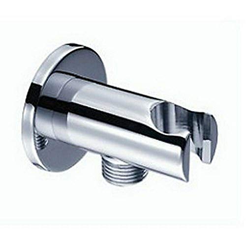 Design Brausehalter Brauseanschluss Handbrause verchr. Messing rund Bh1002 Cover