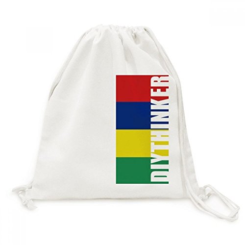 Drawstring Backpack Ile Maurice DIYthinker Sac à Dos Cordon Toile Voyage