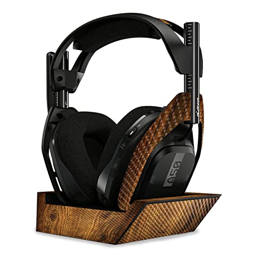 Image of MightySkins Carbon Fiber Skin Compatible with Astro A50 Wireless Headphones + Base Station (Gen 4) - Why Knot | Protective, Durable Textured Carbon Fiber Finish | Easy to Apply | Made in The USA