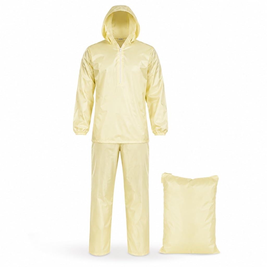 𝐄𝐯𝐞𝐫𝐲𝐝𝐚𝐲 𝐄𝐬𝐬𝐞𝐧𝐭𝐢𝐚𝐥𝐬, 𝟏 𝐘𝐞𝐚𝐫 𝐖𝐚𝐫𝐫𝐚𝐧𝐭𝐲, Transparent Hooded Rain Poncho Suit for Men and Women, Reusable Waterproof Pullover Rain Wear, Full Sleeve Lightweight-image-19