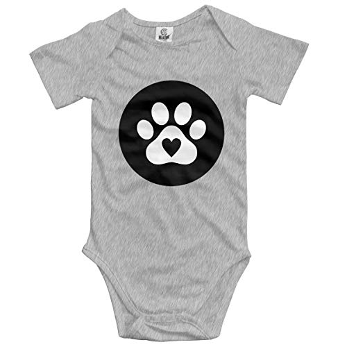 Baby Boys Girls Unisex Romper Bodysuit Paw-Print-Heart Infant Lpvely Jumpsuit Outfit 0-2T Kids
