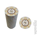 25 Stk. Keramikchips (1 Rolle) / Gewicht ca. 10 Gramm pro Stk.