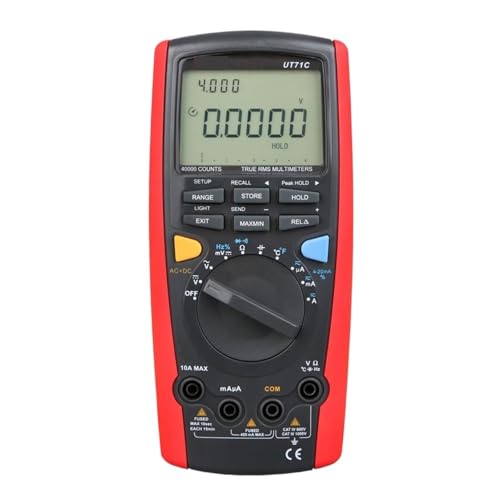 UT71Cデジタルマルチメーターディスプレイ39999ボルトアンペアオーム容量温度テスター1個。