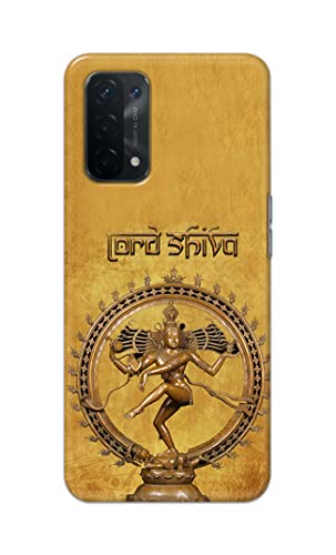 Image of PRINTFIDAA Lord Shiva As Nataraj Printed Designer Hard Case for Oppo A54 5G / A74 5G (6.5 inch) Back Cover -(e) RPM1004