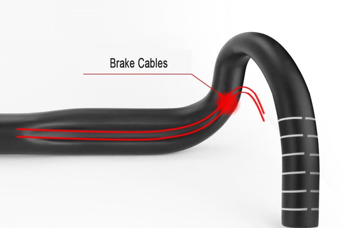 Amazon.co.jp: ロード バイク ブルホーンバー 径: 31.8mm カーボン繊維