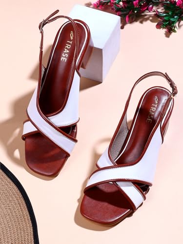 Image of TRASE Block Heels Sandals For Women, Anime-I Stylish & Comfortable Footwear