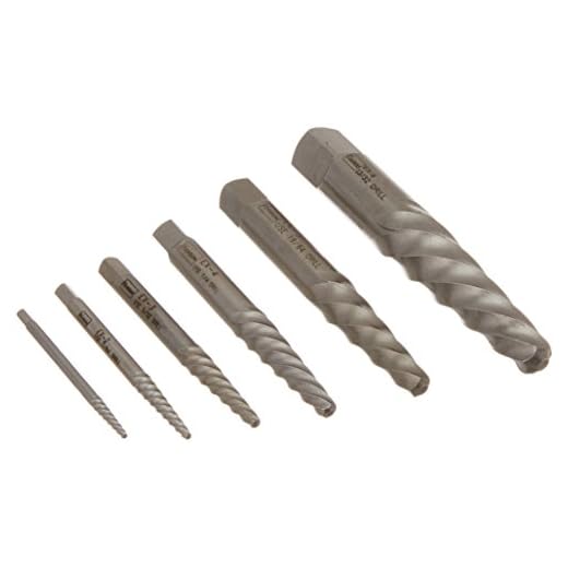 IRWIN Screw Extractor, Spiral Flute, 6-Piece (53545)