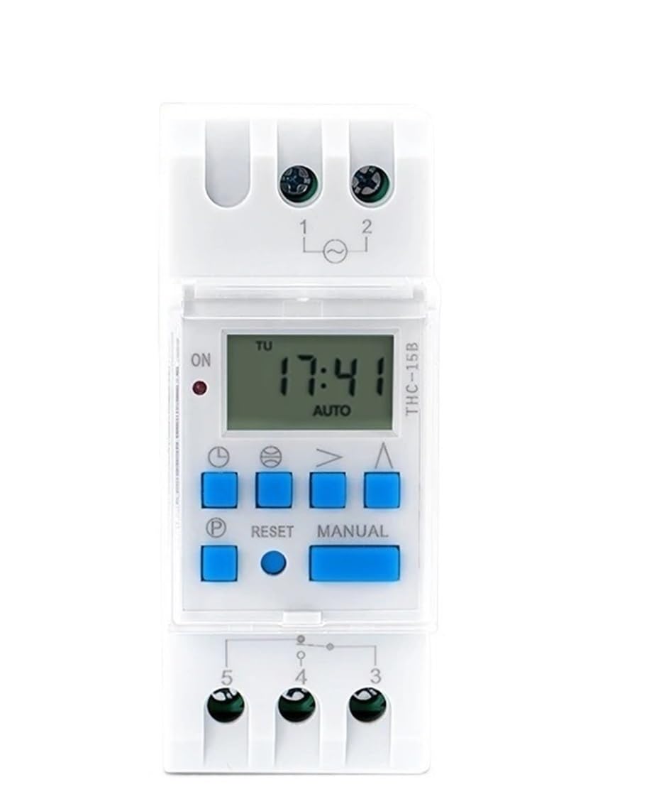 1PCS Astronomical Timer Switch LCD Display 16A 20A 30A Timing Control Latitude Switch 220V Astronomic Switch(16A 220V)