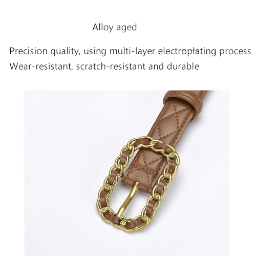 Skinny Belts, Waist Belt Women's Belts adjustable Alloy Pin buckle Leather Dress Casual Versatile3