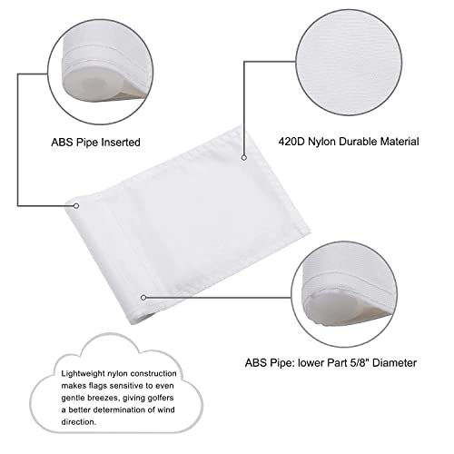 KINGTOP Golf Flagstick Mini, Putting Green Flag for Yard, 3 Feet Flagpole 2-Section Design, Golf Pin Flags Set, 1-Pack - Image 5