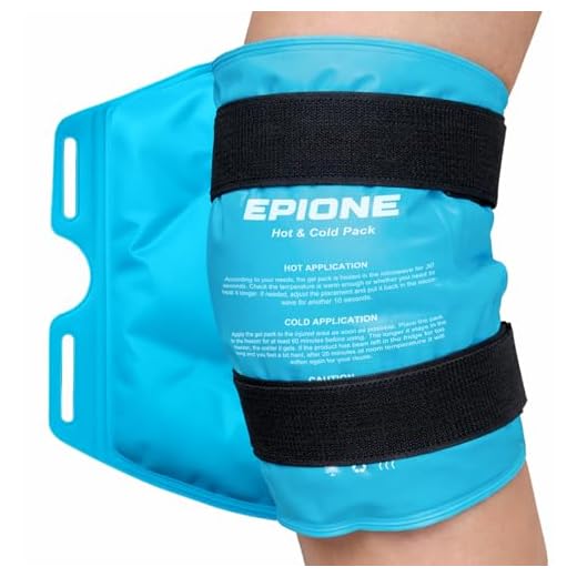 Bolsa de Hielo para Rodilla Boston Tech – Rodillera de Gel Frío Reutilizable con Correas Ajustables, Terapia Frío/Calor para Inflamación, Esguinces y Postoperatorio de rodilla (27x35cm)