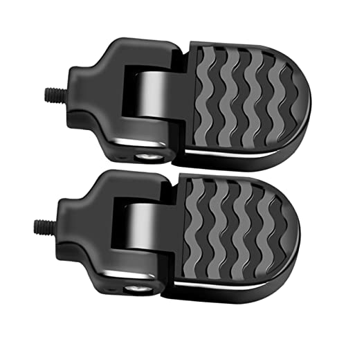 POPETPOP 1 Pair Practical Bike Rear Foot Peg Rest Metal Footrest for Cycling Foldable Bike Footrest