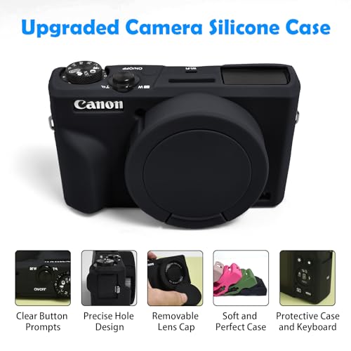 Funda de silicona Easy Hood para Canon Powershot G7 X Mark III miniatura 3