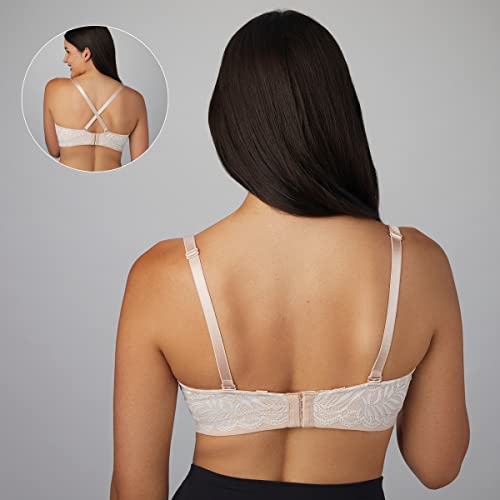Willow Hands Free Luxe Pumping Bra, Large, Champagne, Pumping and Nursing Bra with Double Extender Clips, Pair 3.0 Go Wearable Breast Pumps, Machine Washable