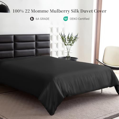 Housse de Couette 100% Soie anti transpiration lit double YZCIS - 4