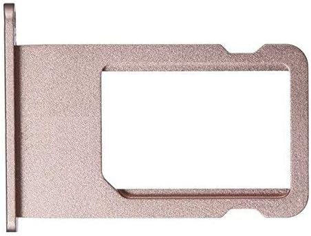 MMOBIEL SIM Card Slot Tray Holder Replacement Compatible with iPhone 6s 2015 - Incl. SIM Pin - Rose Gold