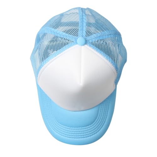 Image of TZ Promise Men Women Foam Trucker Hat Mesh Cap Solid Colors Lightweight with Adjustable Snapback Collection