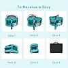 Portable-Pet-Playpen-Foldable-Kennels-Playpen-for-DogCat-Carrying-Case-Travel-Removable-Shade-Cover-Predelivery-Room-Indoor-Outdoor-Water-Resistant-Suitable-for-DogsCatsRabbitsPets Pet Playpen Removable Shade Cover