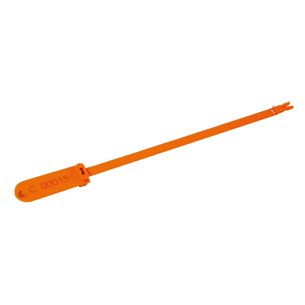 Lampa 97952 Set 10 Sigilli di Sicurezza identificativi, a Scatto con Lunghezza Fissa
