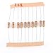 100 Values 1000pcs 1-10M ohm 1/2W Carbon Film Resistor Assortment Kit with Label 300V for DIY Projects and Experiments