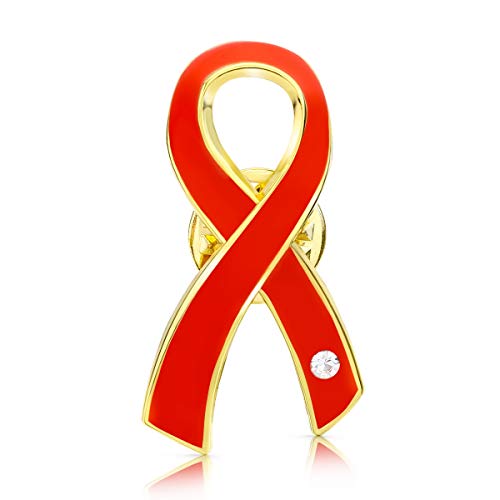 AWARENESS RIBBON �s���o�b�W SDGs HIV AIDS �G�C�Y ���b�h ���{�� �� ��