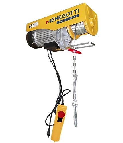 Guincho Coluna Prime 300/600kg V2 12/6m Com Motor Monofásico 220v 60hz Menegotti