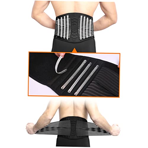 Faja lumbar con soporte para cintura talla XL unisex negra miniatura 5