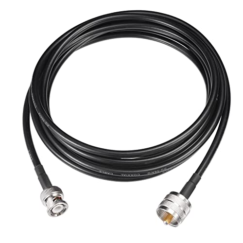 Cable adaptador antena Eightwood UHF PL259 a BNC 10 pies miniatura 2