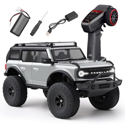 Image of 1:16 Scale 4WD RC Rock Crawler Car for Kids & Adults, 2.4GHz Remote Control Off Road Climbing SUV with LED Lights, Rechargeable Battery, USB Charging, All Terrain Monster Truck(Multicolor)
