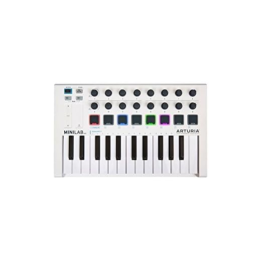 MiniLab Mk II controlador MIDI universal 25 teclas 16 Pad RGB retroiluminados
