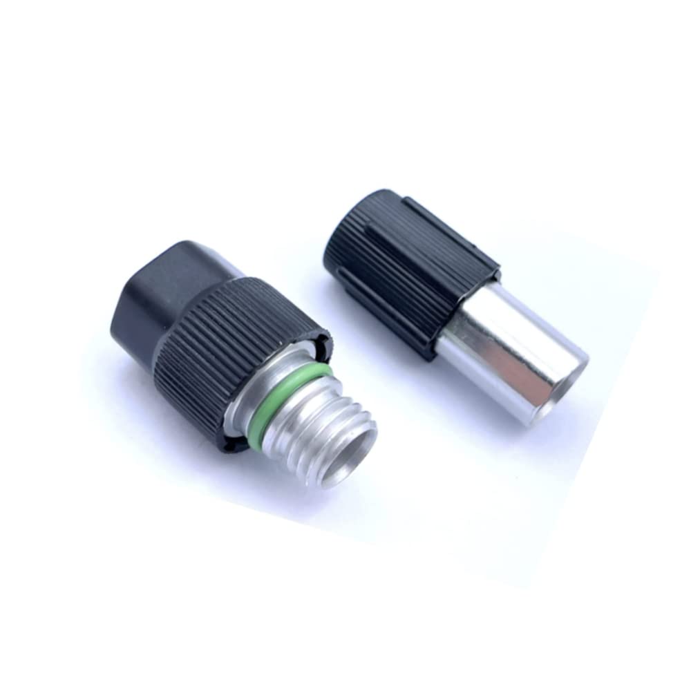 R134A Kit de Noyau de Valve de Climatisation de Voiture, TOTMOX 15pcs 15pcs Noyaux de Valve Universels de Voiture A/C, Impact Huile Résistant à la Corrosion Imperméable Durable Pratique