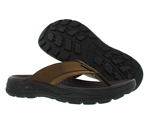 Skechers Men's Flip-Flop, 10,11,12,13,14,7,8,9 W Mens Adult2
