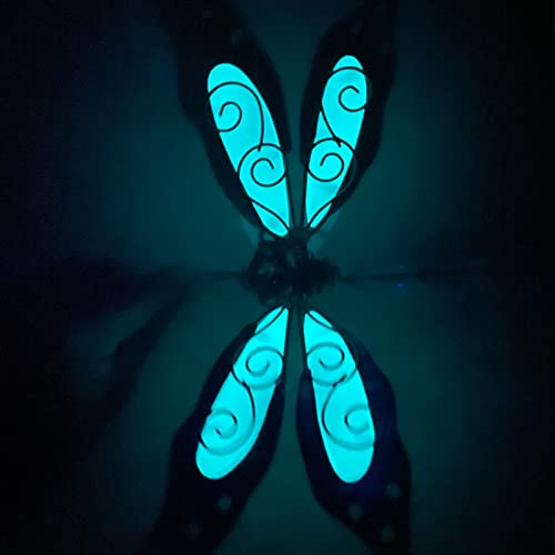BAMFY Libélula Sinos De Vento Aproveitar Suavizante Sons Luminoso Vitral Espanta Espíritos Presentes