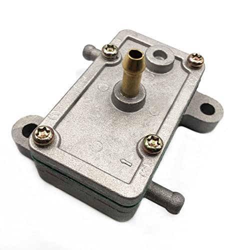 KIRO&SEEU Single Outlet Fuel Pump For Mikuni Rectangle DF-44 DF44-211 Single carb snowmobile Compatible with Nachman 07-187-01 Personal watercraft 14 liters Per Hour Durable