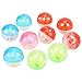 Bird Chew Toy Ball, 10Pcs Colorful Plastic Parrot Cage Bird Ball Toy Jingle Balls Cage Accessories Parakeet Chewing Pet Bite Ball for Chewing Training Biting