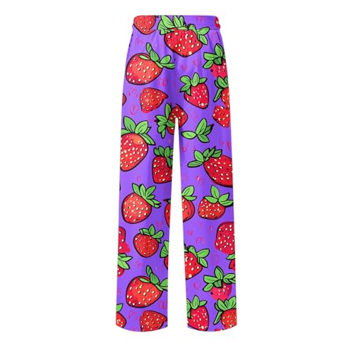 Men's Casual Home Pants Fashion Plus Size Loose Comfy Wide Leg Sweatpant Drawstring Elastic Waist Pajamas Trouser3