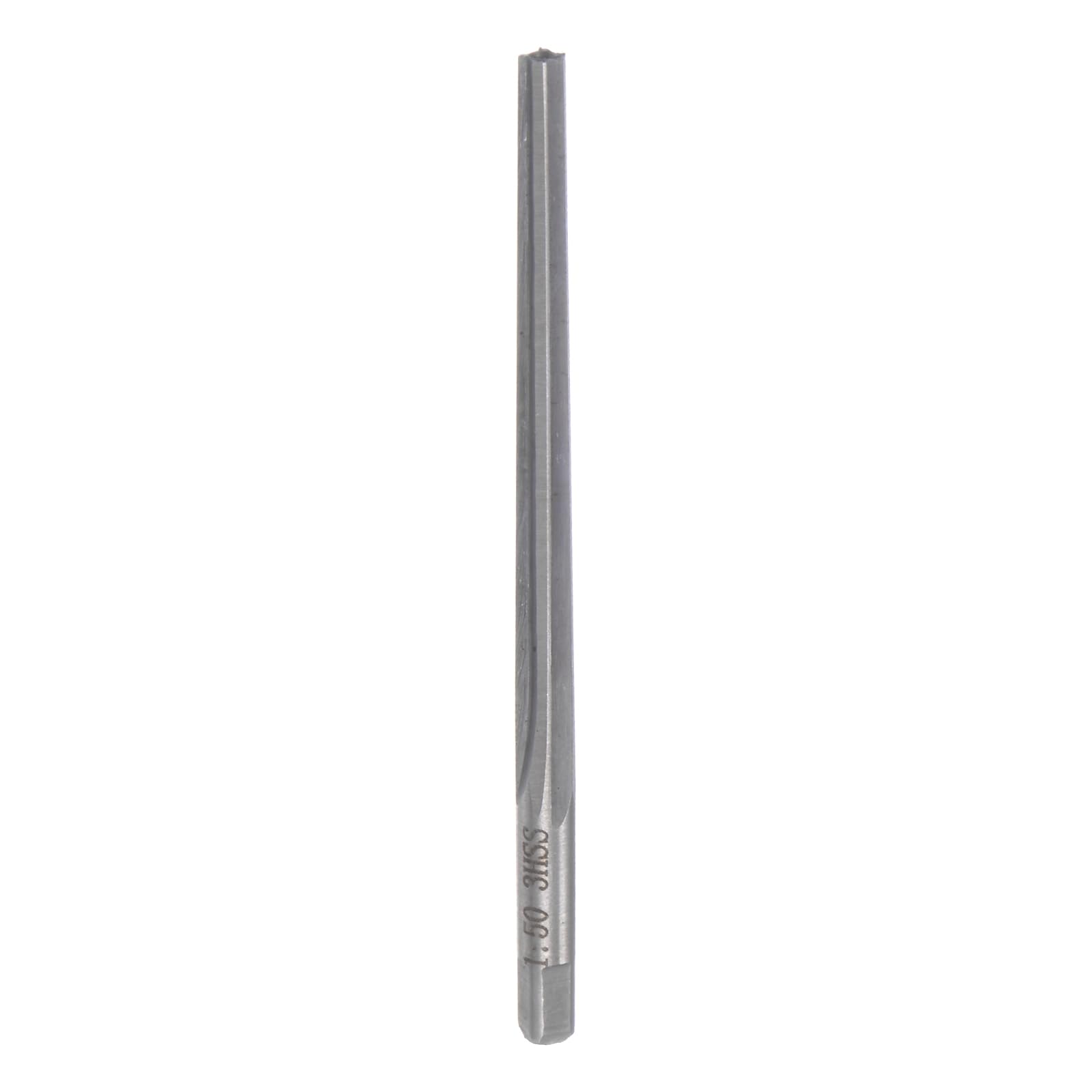 QUARKZMAN Escariadores Manuales Cónicos 1:50 3 mm de Diámetro Pequeño 3,8 mm de Diámetro Grande Barrena de Flauta Recta Escariador de Pasador de Pendiente de Acero de Alta Velocidad (Hss)