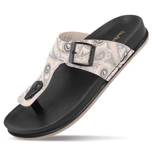 Image of WALKAROO Comfort Sandal For Women's|CloudStep Double-Density PU Sole - Ultimate Comfort|Stylish Casual Wear|WE2200