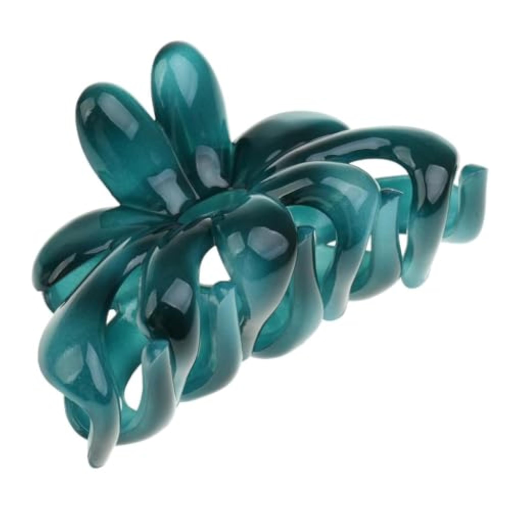 5x Simple Design Floral Gorgeous Color Acrylic Hair Claw Clip Accessory