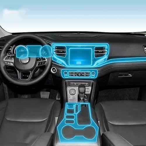 Film de protection de console centrale Jeep Commander 2022-2025 TPU PPF