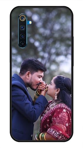 Image of NDCOM for Customised Realme 6 Pro Back Cover | Premium Realme 6 Pro Phone Case | DIY Personalised Photo Design | Customized Gift Custom Text Name Printed Glass Case