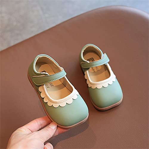 Shoes for Kids Girls Boots Cute Flat Solid Color Lace Hook Loop Casual Comfortable4