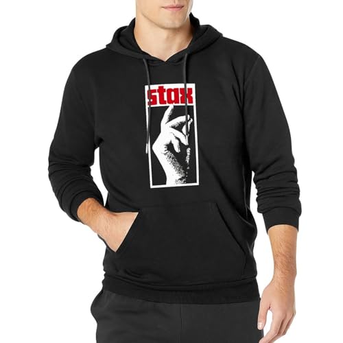 Long Sleeve mitad Unearth STAX Records Hoody Music Label Mens Northern Soul Top Otis Reading Isaac Haye 3XL