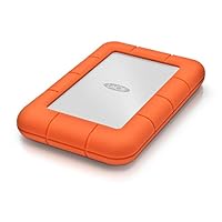LaCie Rugged Mini 1TB, Hard disk esterno portatile, 2.5', per PC Mac iPad & iPhone, Data Rescue...