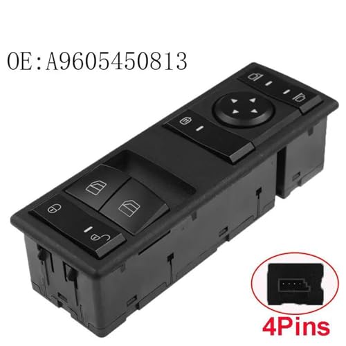 Interrupteur de vitre Actros 9605450813 confort de cabine pour longs trajets
